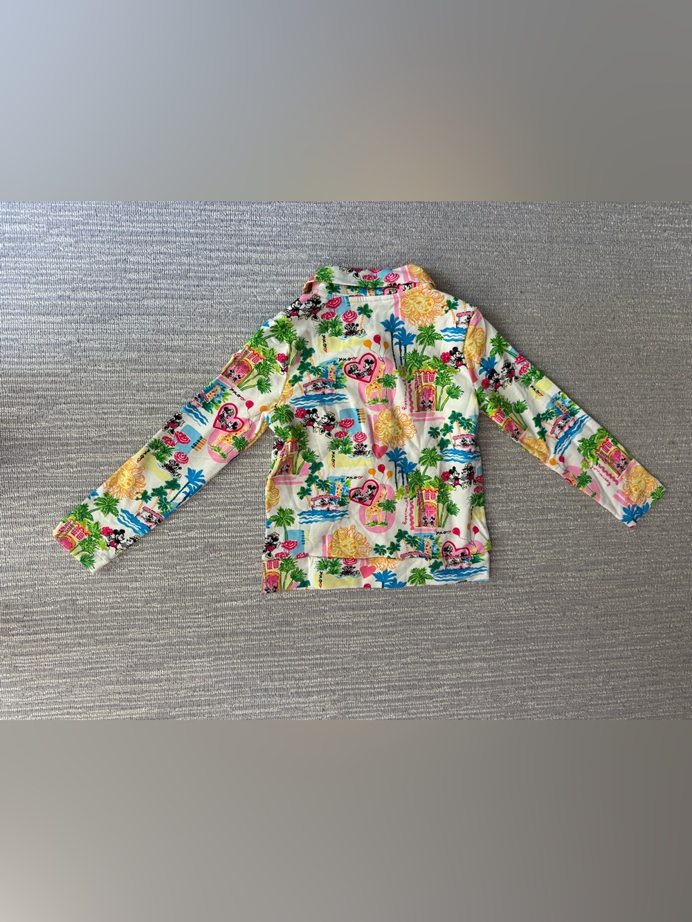NWT Disney x Lilly Pulitzer Mickey and Mini Half Zip Pullover size L 8-10 yrs - Picture 5 of 6